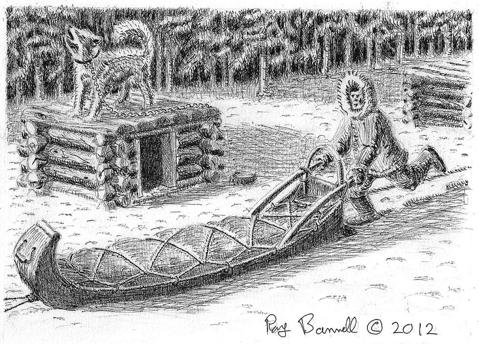 Alaska Musher Coloring Pages